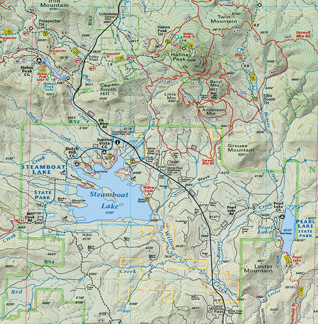 Steamboat-Steamboat-Lake steamboat colorado trails topo map
