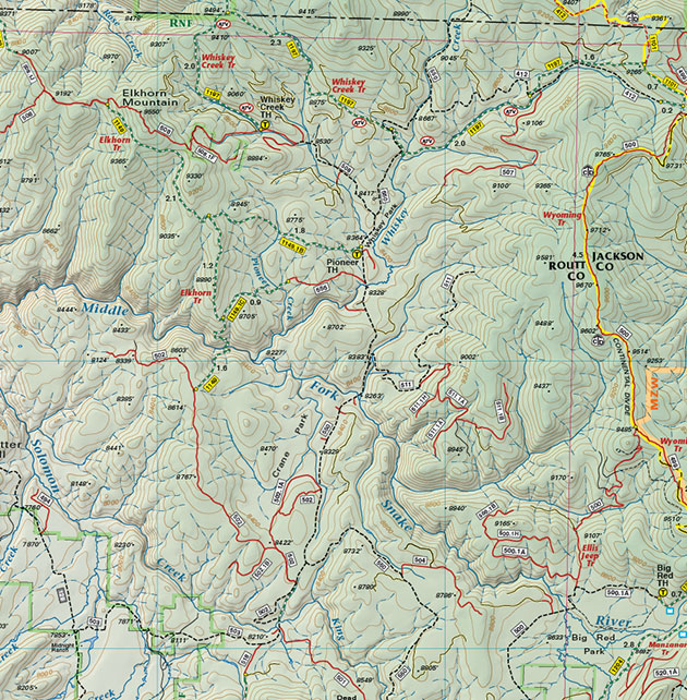 Steamboat-Whiskey-Creek steamboat whiskey creek trails topo map