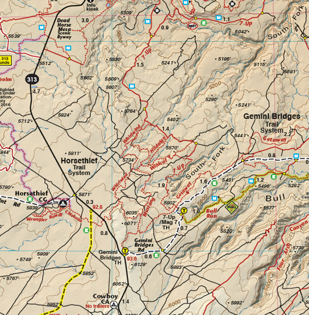 Moab West Trails