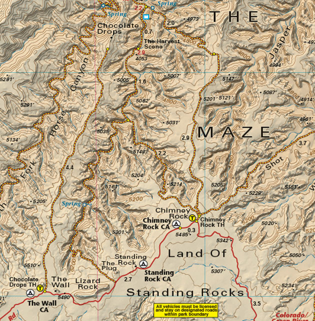 Moab West Trails
