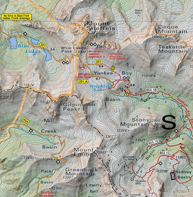 Telluride – Silverton – Ouray Trails