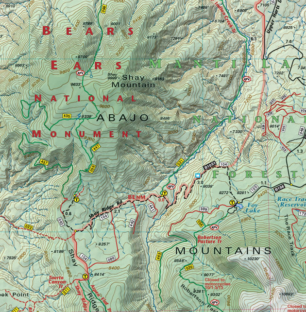Moab East Trails