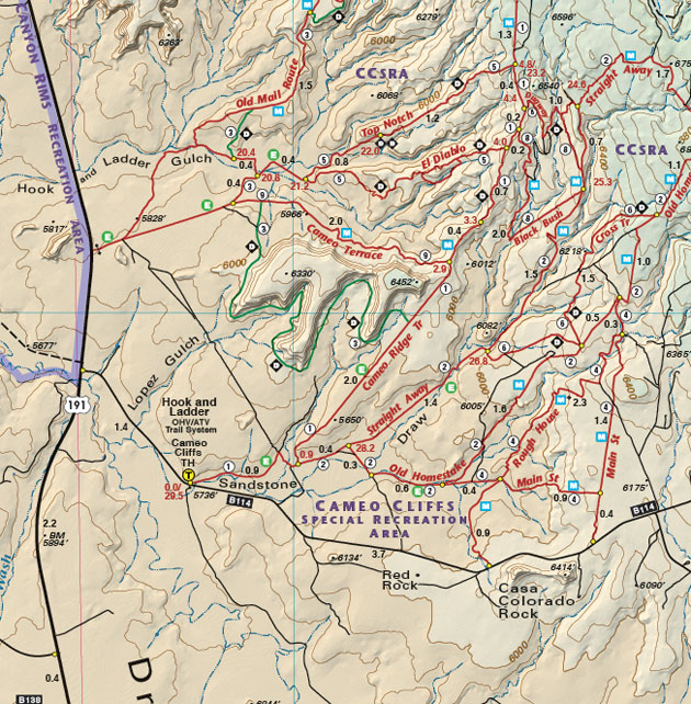 Moab East Trails
