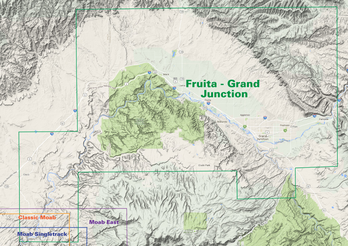 fruita grand junction trail map