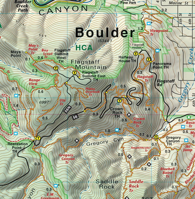 Boulder Area Map