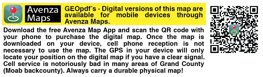 Moab trails digital map