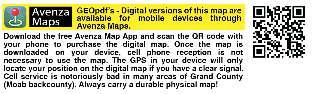Moab digital trail map