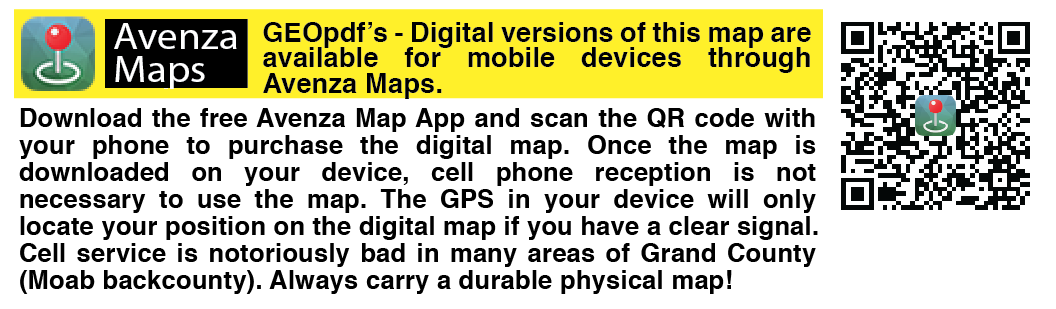 Moab digital trail map