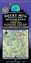 Rocky Mountain National Park - Winter Park recreation map